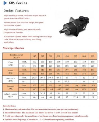 ซื้อ KM6 Orbital Sauer  มอเตอร์ไฮดรอลิกเปลี่ยนล้อไฮดรอลิกOdm online manufacture